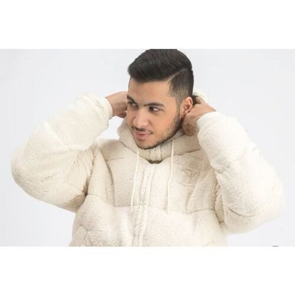 Puma X Big Sean Puffer Jacket With Hoodie Birch Beige Men’s Size L 577054-73
